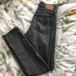 Grey Levi 501 jeans